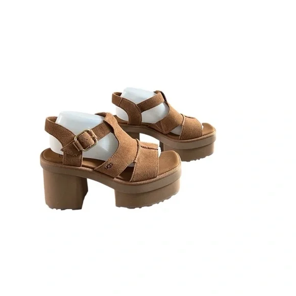 UGG Height Women's Platform T-strap Sandals - Picture 8 of 14